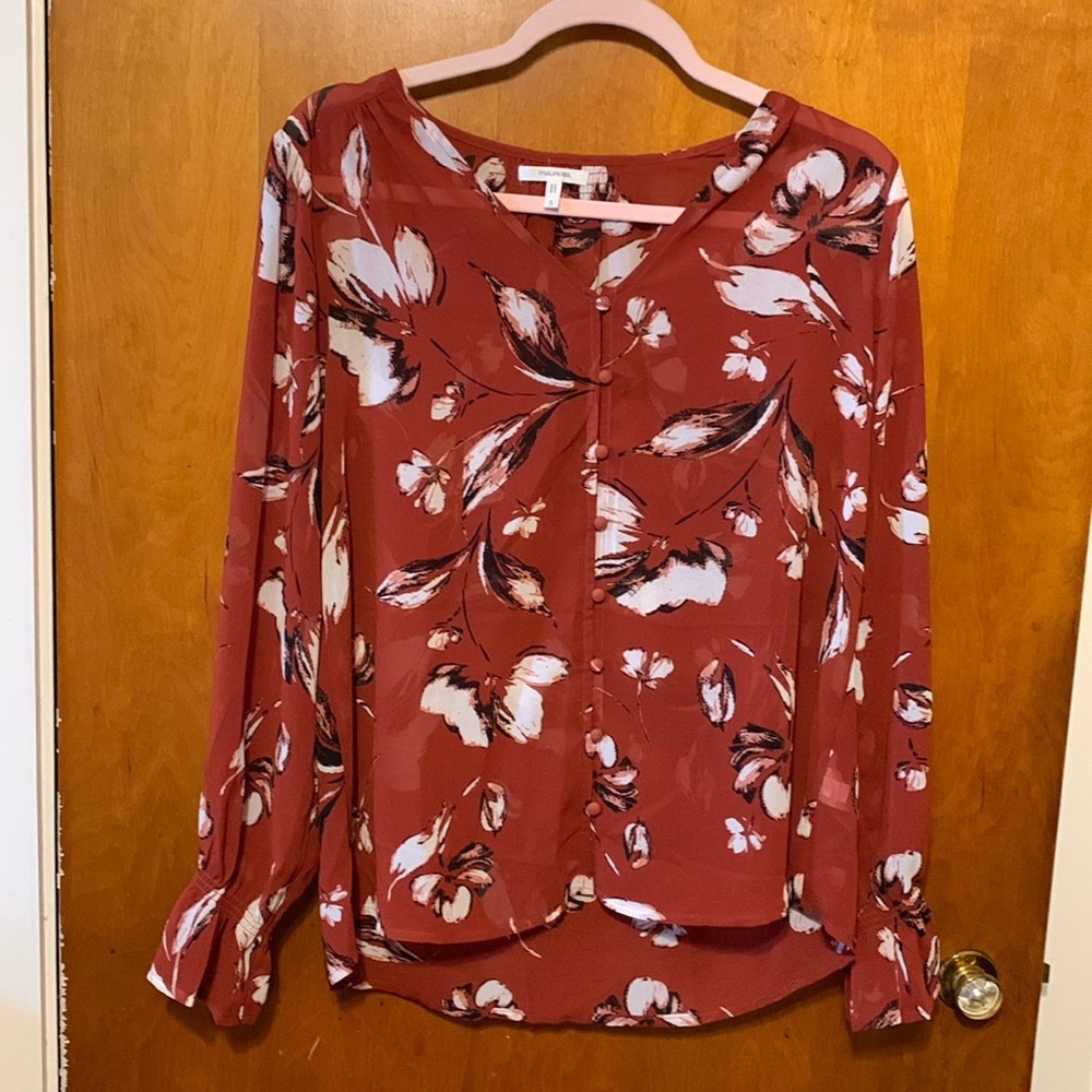 Maurice’s sheer top, size s